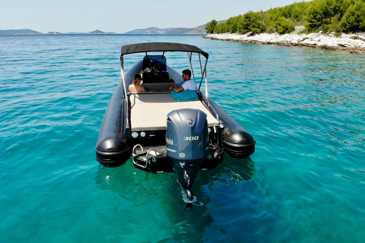Exterior view of Lux Lolivul 9 - 2, a Kanula d.o.o. Lolivul 9 rib at Grad Trogir, Croatia