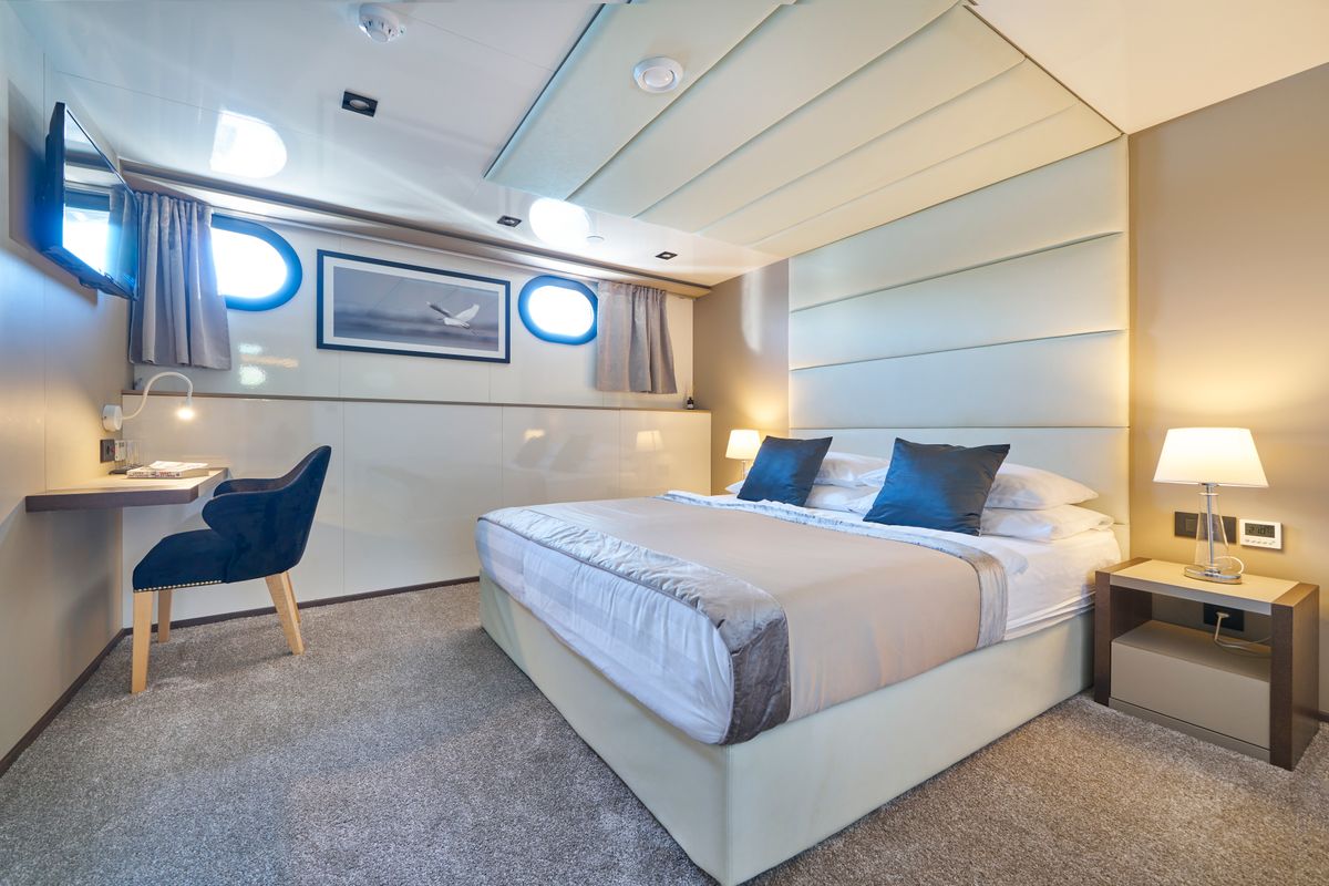Cabin on Rara Avis, a Gulet Luxury Sailing Yacht yacht at Split, Croatia