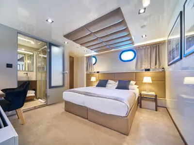 Cabin on Rara Avis, a Gulet Luxury Sailing Yacht yacht at Split, Croatia