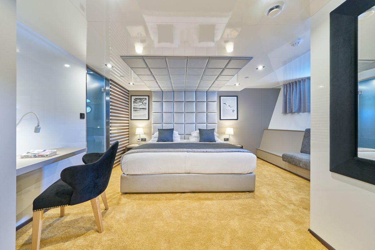Cabin on Rara Avis, a Gulet Luxury Sailing Yacht yacht at Split, Croatia
