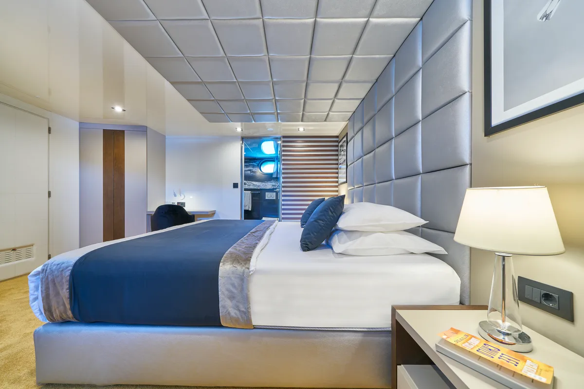 Cabin on Rara Avis, a Gulet Luxury Sailing Yacht yacht at Split, Croatia