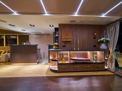 Salon of Rara Avis, a Gulet Luxury Sailing Yacht yacht at Split, Croatia
