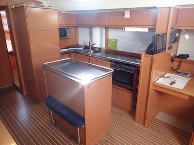 Galley of Vivaldi, a Bavaria 55 Cruiser sailboat at Općina Sukošan, Croatia