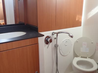 Head on Vivaldi, a Bavaria 55 Cruiser sailboat at Općina Sukošan, Croatia