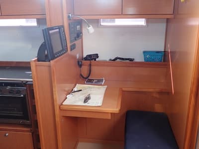 Salon of Vivaldi, a Bavaria 55 Cruiser sailboat at Općina Sukošan, Croatia