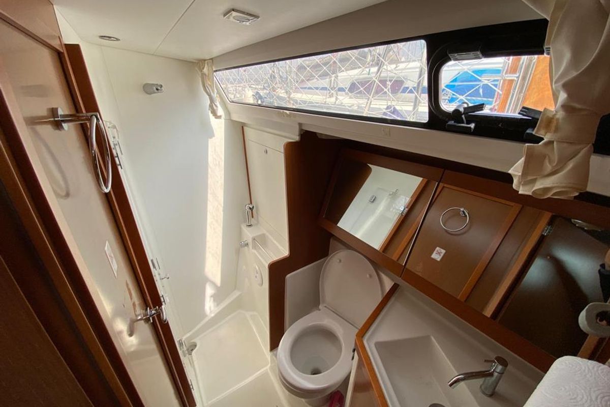 Head on Tina, a Beneteau Oceanis 41 sailboat at Fethiye, Turkey