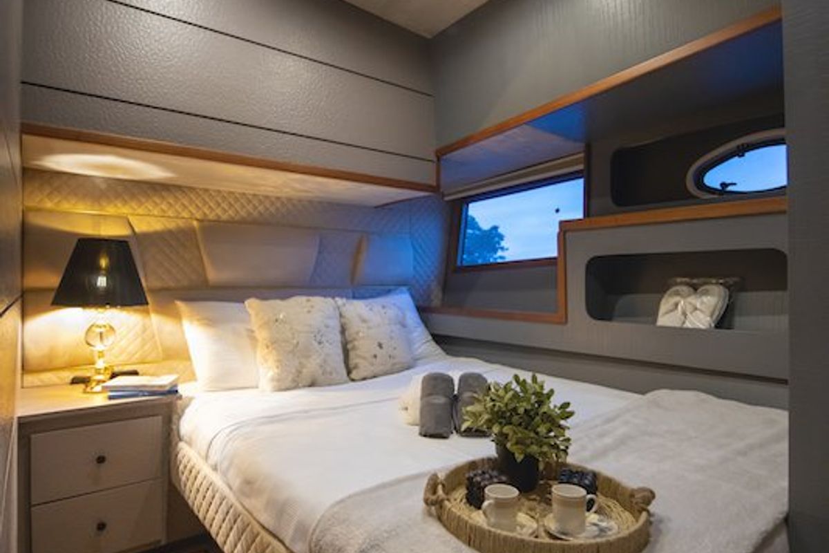 Cabin on Golden Blue, a Custom Made Golden blue yacht at Fethiye, Turkey