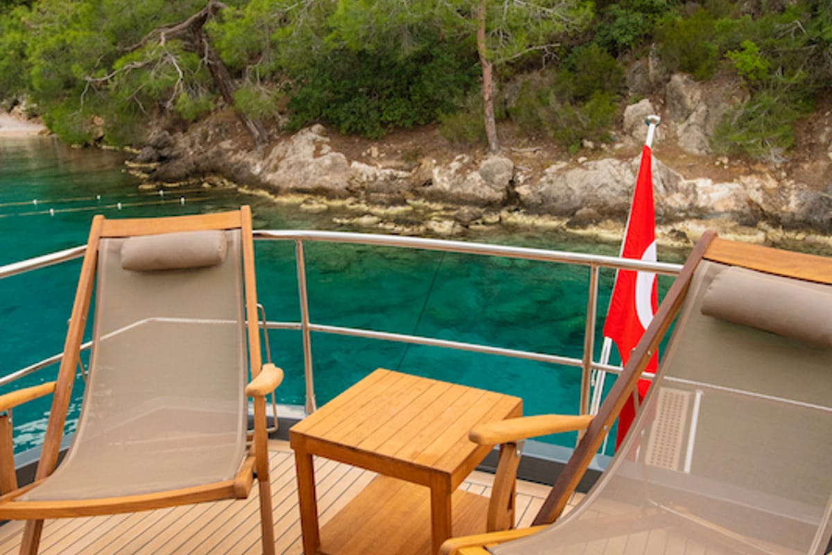 Golden Blue, a Custom Made Golden blue yacht at Fethiye, Turkey