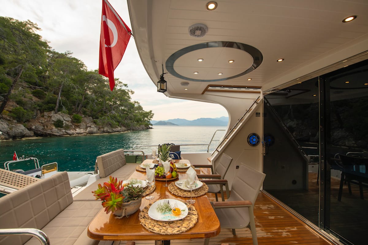 Golden Blue, a Custom Made Golden blue yacht at Fethiye, Turkey
