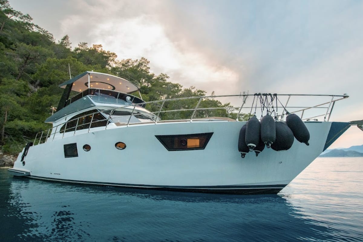 Golden Blue, a Custom Made Golden blue yacht at Fethiye, Turkey
