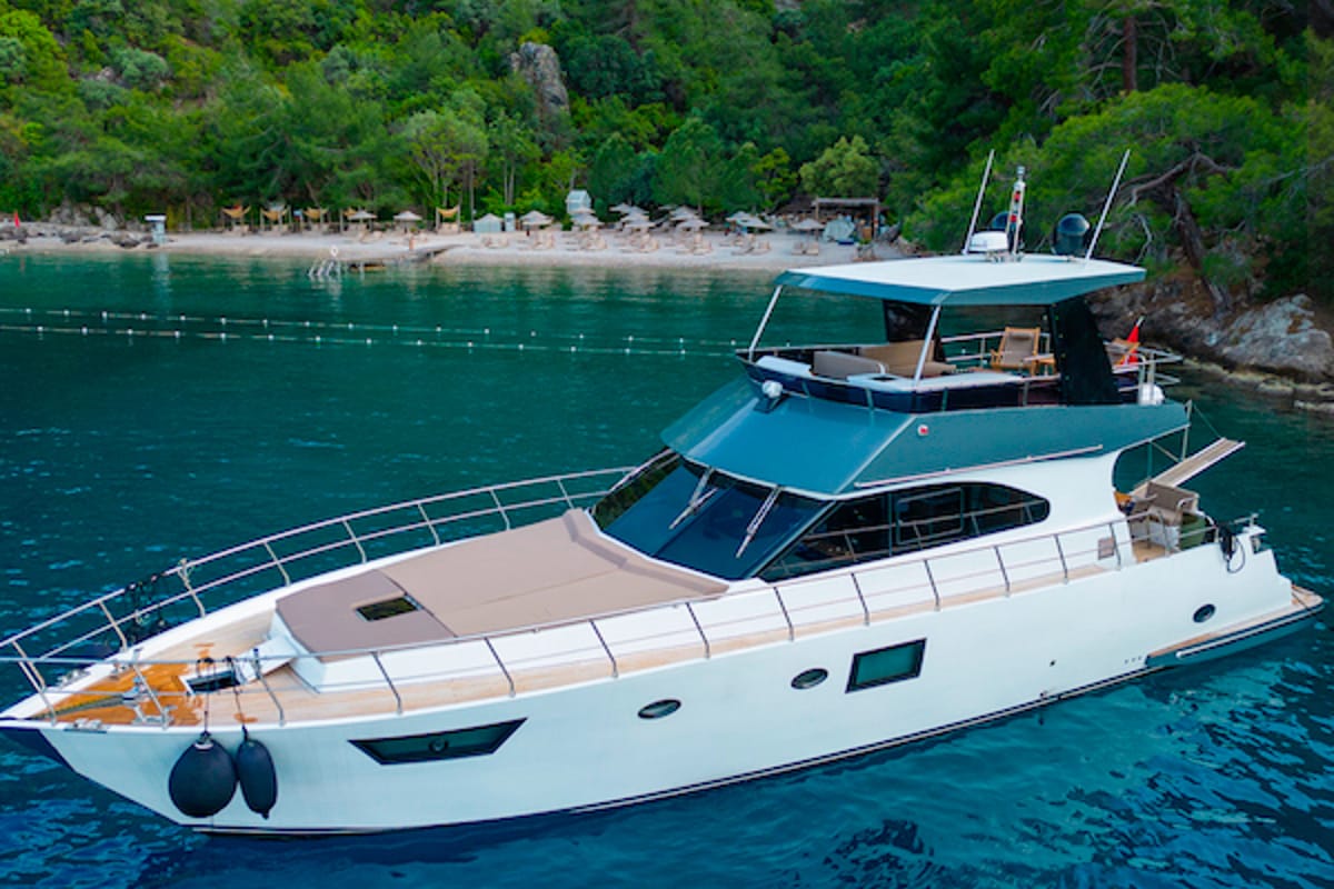 Golden Blue, a Custom Made Golden blue yacht at Fethiye, Turkey
