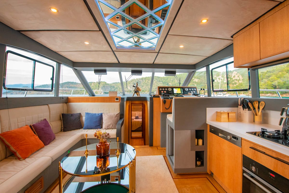 Golden Blue, a Custom Made Golden blue yacht at Fethiye, Turkey