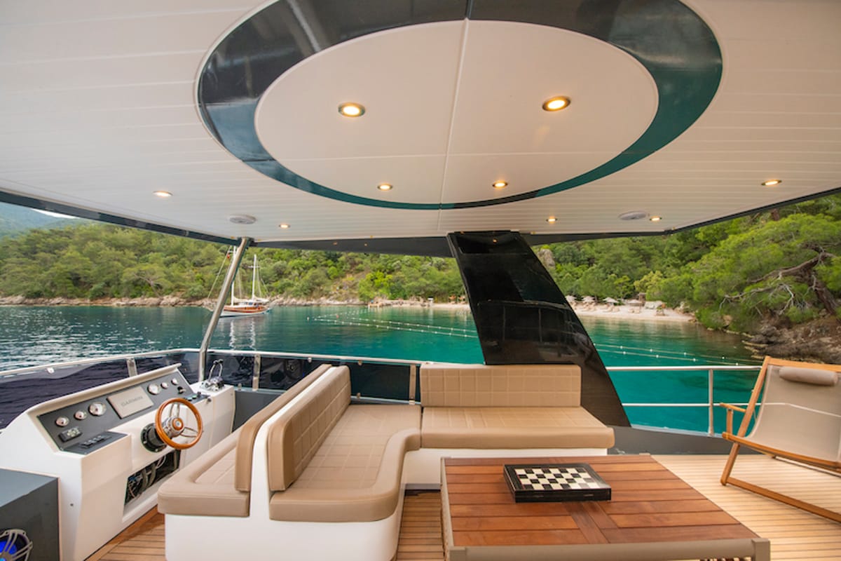 Golden Blue, a Custom Made Golden blue yacht at Fethiye, Turkey