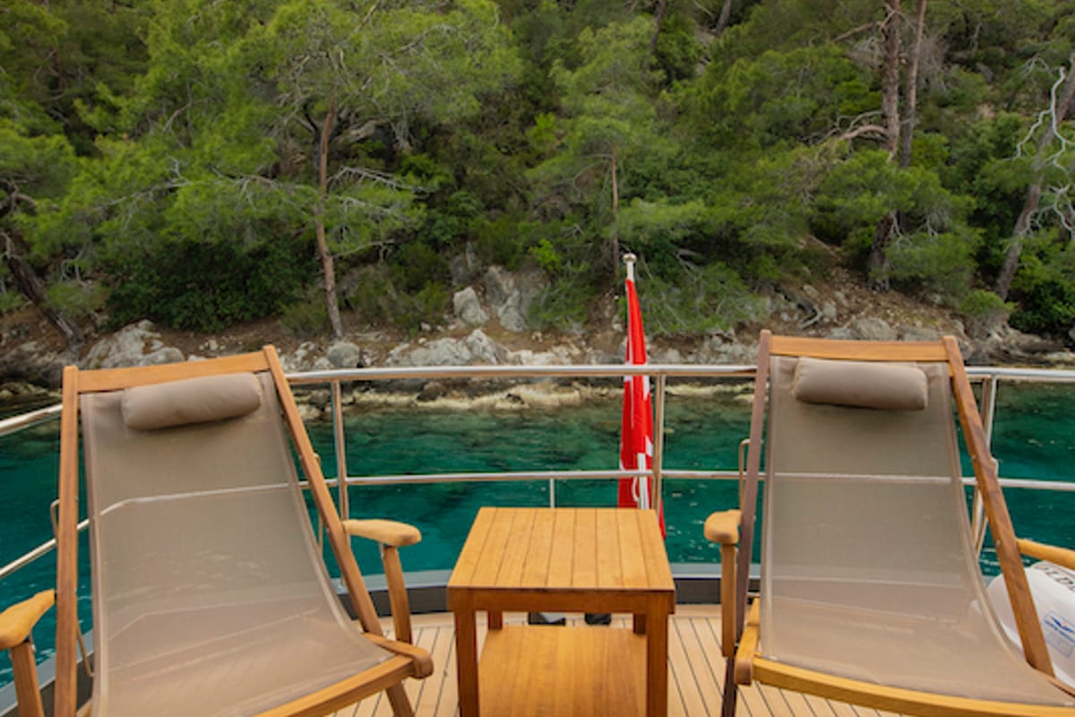 Golden Blue, a Custom Made Golden blue yacht at Fethiye, Turkey