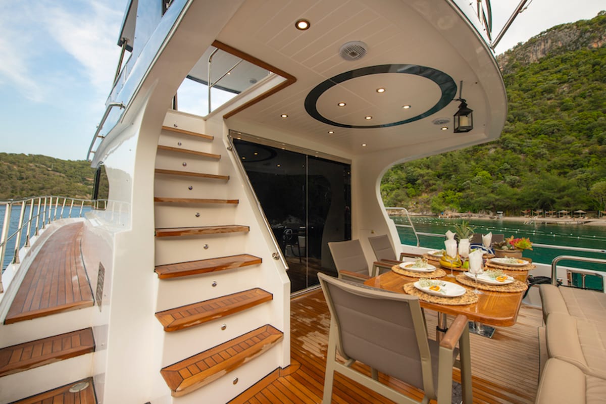 Golden Blue, a Custom Made Golden blue yacht at Fethiye, Turkey
