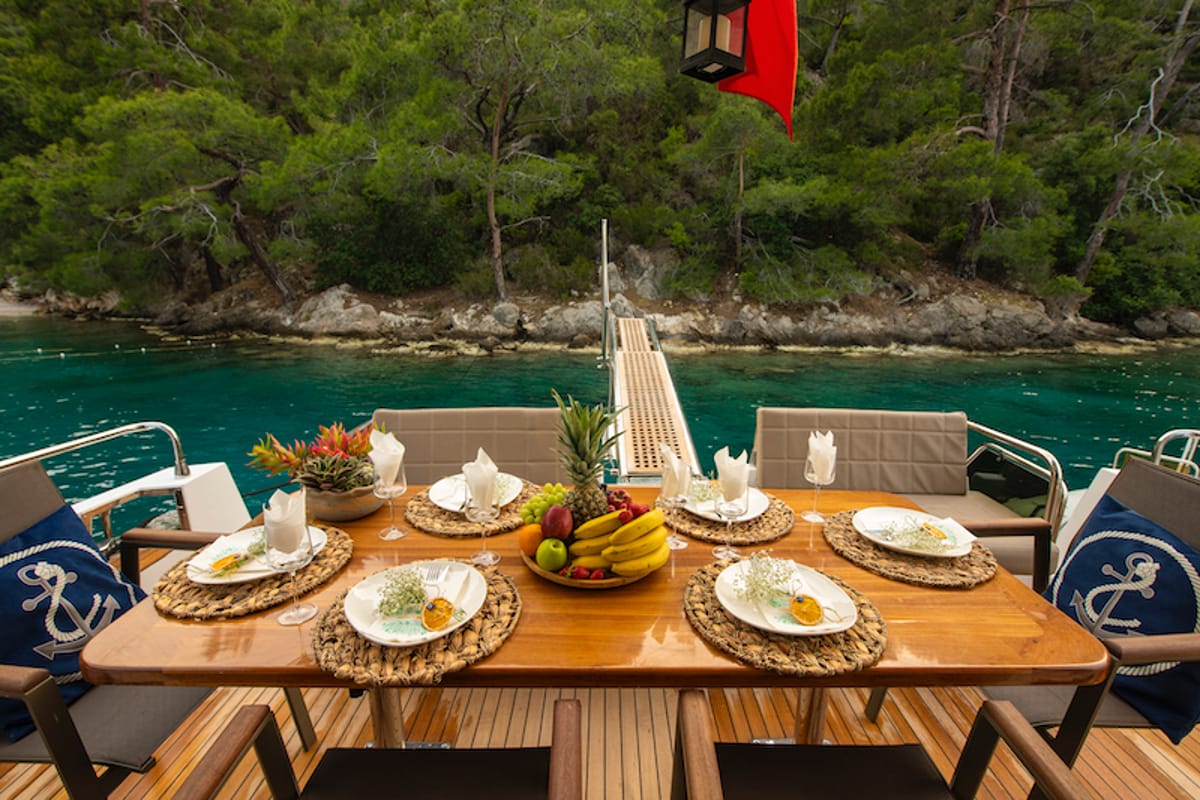 Golden Blue, a Custom Made Golden blue yacht at Fethiye, Turkey