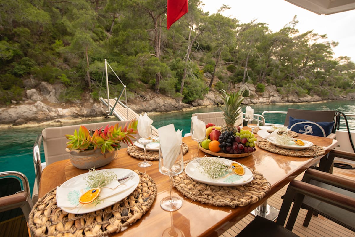 Golden Blue, a Custom Made Golden blue yacht at Fethiye, Turkey