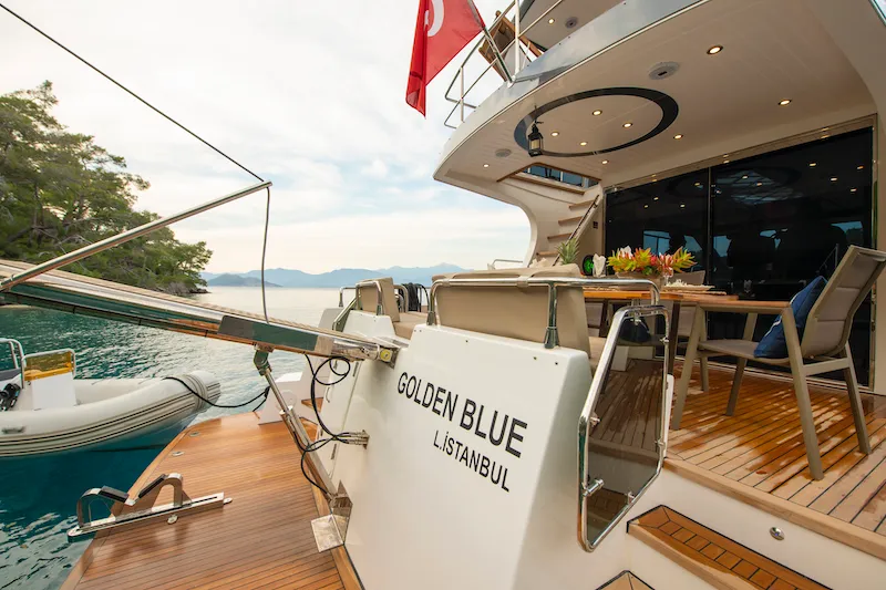 Golden Blue, a Custom Made Golden blue yacht at Fethiye, Turkey