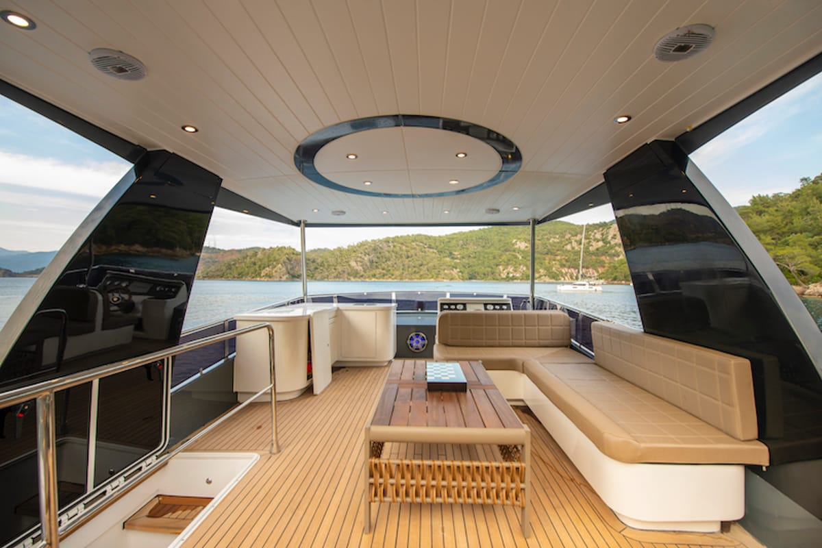 Golden Blue, a Custom Made Golden blue yacht at Fethiye, Turkey