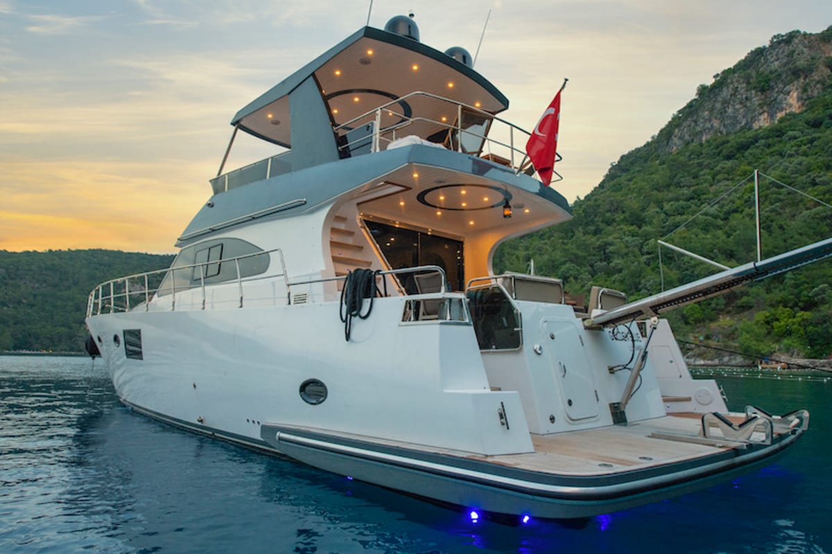 Golden Blue, a Custom Made Golden blue yacht at Fethiye, Turkey