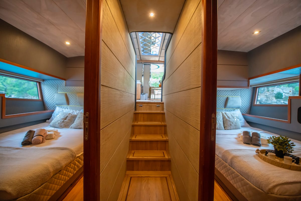 Golden Blue, a Custom Made Golden blue yacht at Fethiye, Turkey