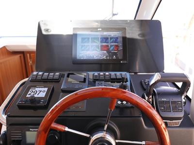 Cockpit of Blandona, a Greenline 39 yacht at Pirovac, Croatia