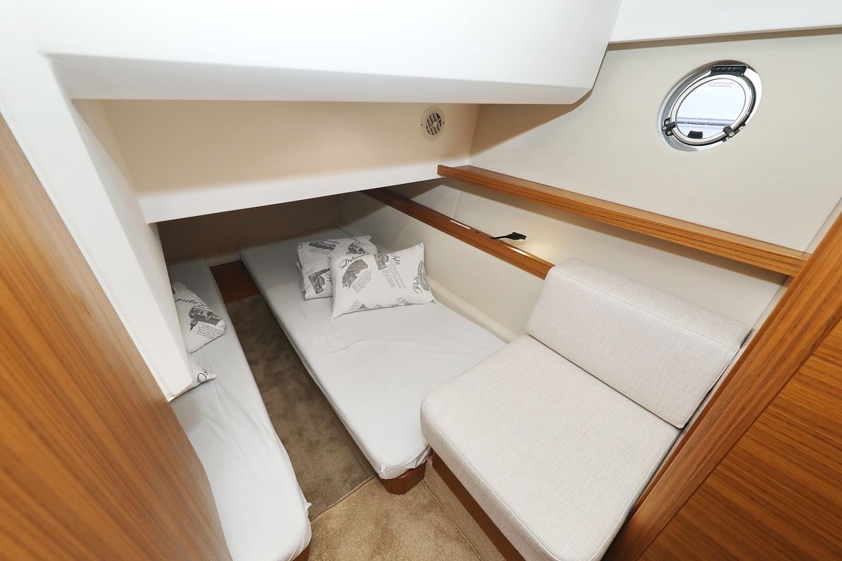Cabin on Blandona, a Greenline 39 yacht at Pirovac, Croatia