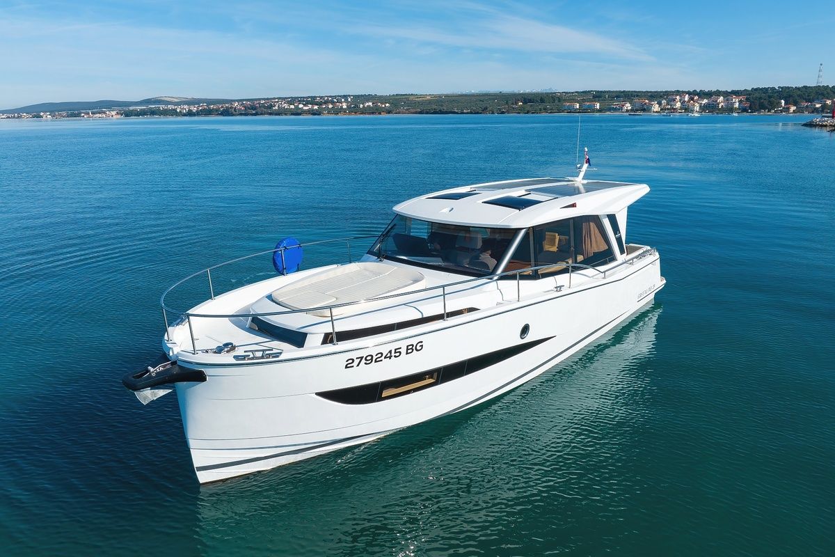 Exterior view of Blandona, a Greenline 39 yacht at Pirovac, Croatia