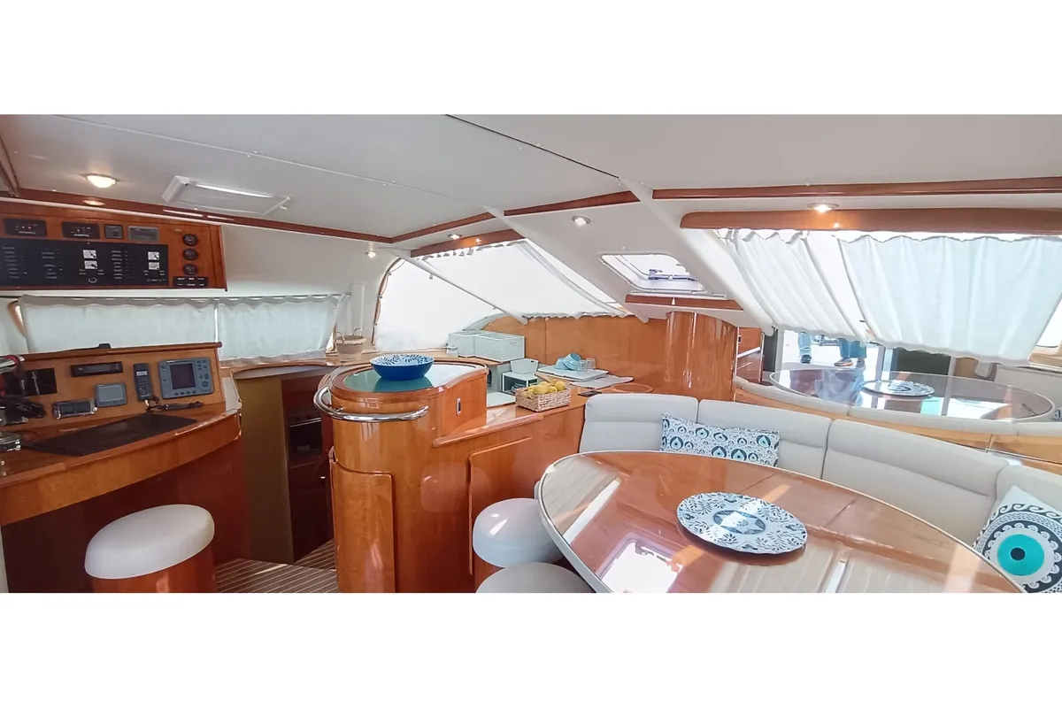 Comfort, a Privilège Privilege 465 catamaran at Municipal Unit of Lefkada, Greece