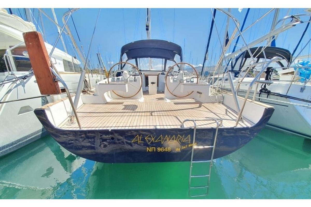 Exterior view of Alexandria, a Ocean Star 56.1 sailboat at Athens, Greece