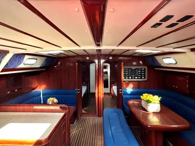 Salon of Alexandria, a Ocean Star 56.1 sailboat at Athens, Greece