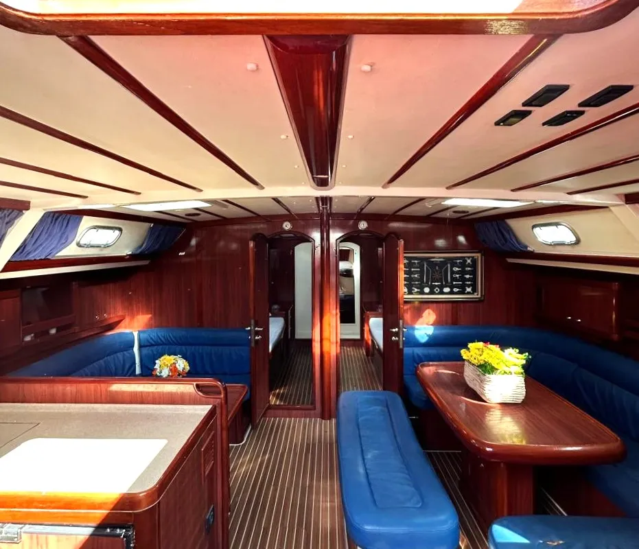 Salon of Alexandria, a Ocean Star 56.1 sailboat at Athens, Greece