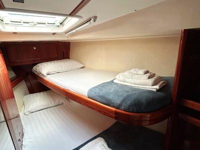 Cabin on Alexandria, a Ocean Star 56.1 sailboat at Athens, Greece