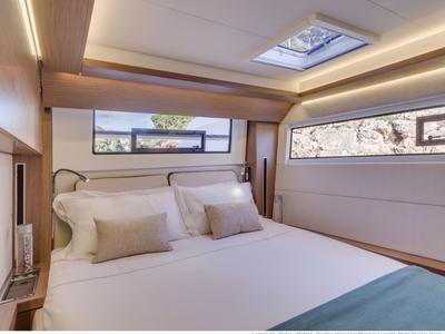 Cabin on Oscar VII, a Lagoon 50 catamaran at Alameda, United States