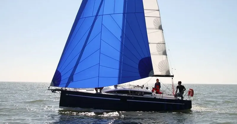 Exterior view of Shore Line, a RM Yachts RM 890 sailboat at La Rochelle, France