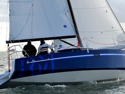 Exterior view of Shore Line, a RM Yachts RM 890 sailboat at La Rochelle, France