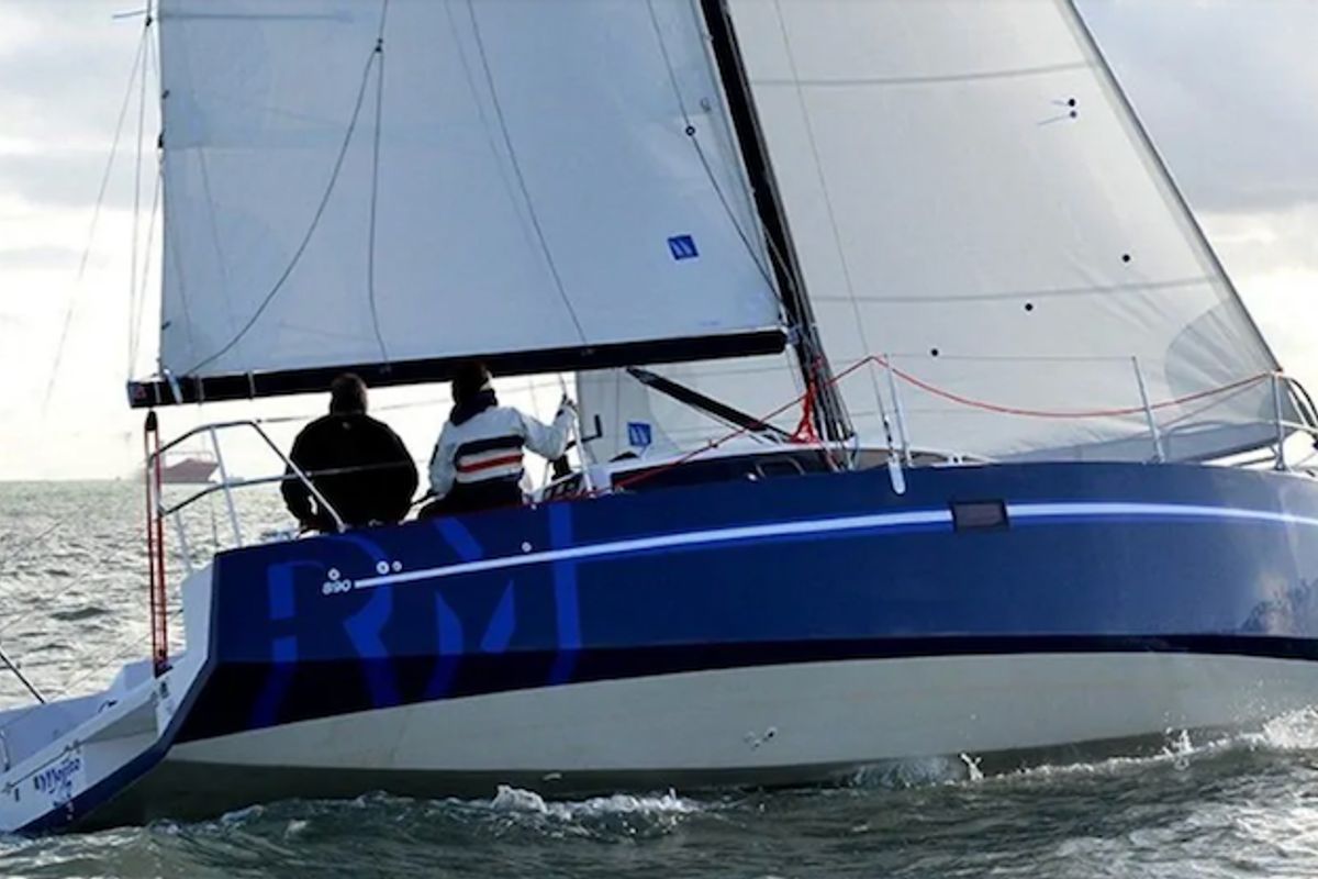 Exterior view of Shore Line, a RM Yachts RM 890 sailboat at La Rochelle, France