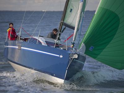 Exterior view of Shore Line, a RM Yachts RM 890 sailboat at La Rochelle, France