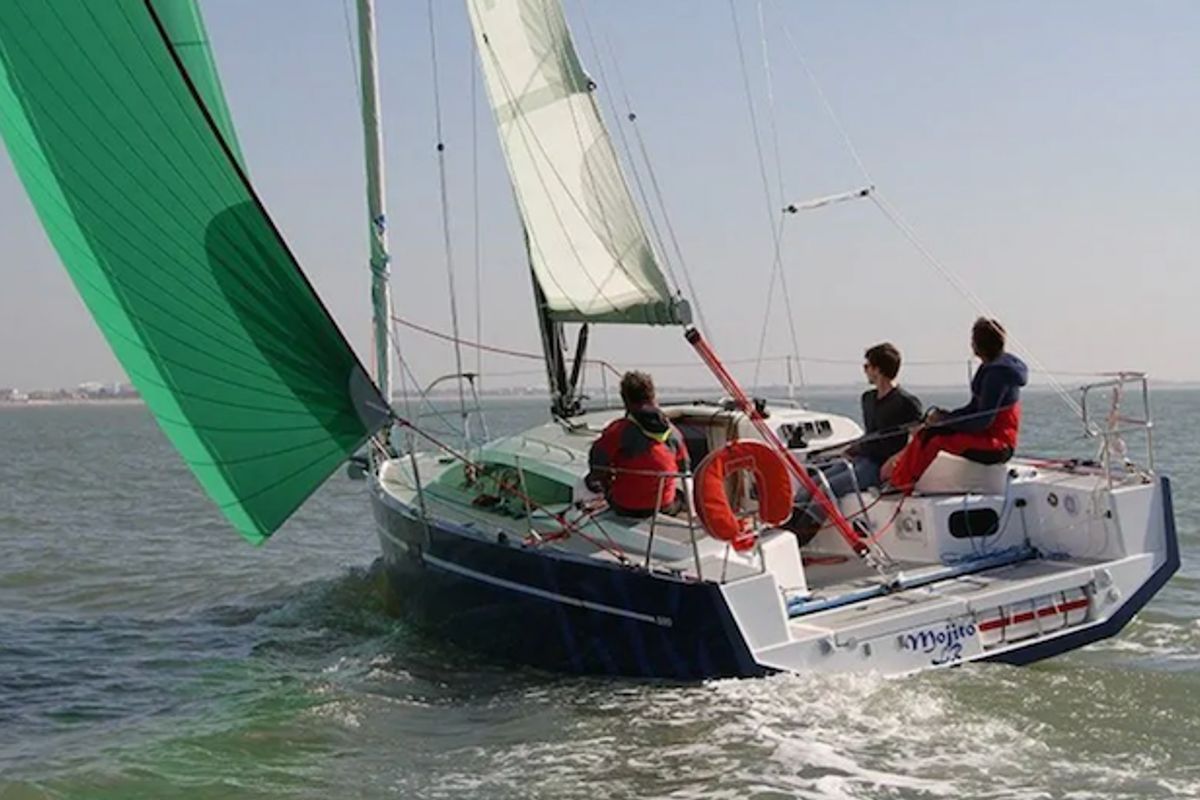 Exterior view of Shore Line, a RM Yachts RM 890 sailboat at La Rochelle, France