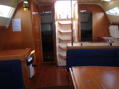 Salon of Ippoliti, a Elan Impression 434 sailboat at Athens, Greece