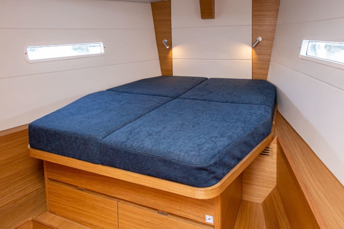 Cabin on Artemis, a X-Yachts X4⁶ sailboat at Lavreotiki Municipal Unit, Greece