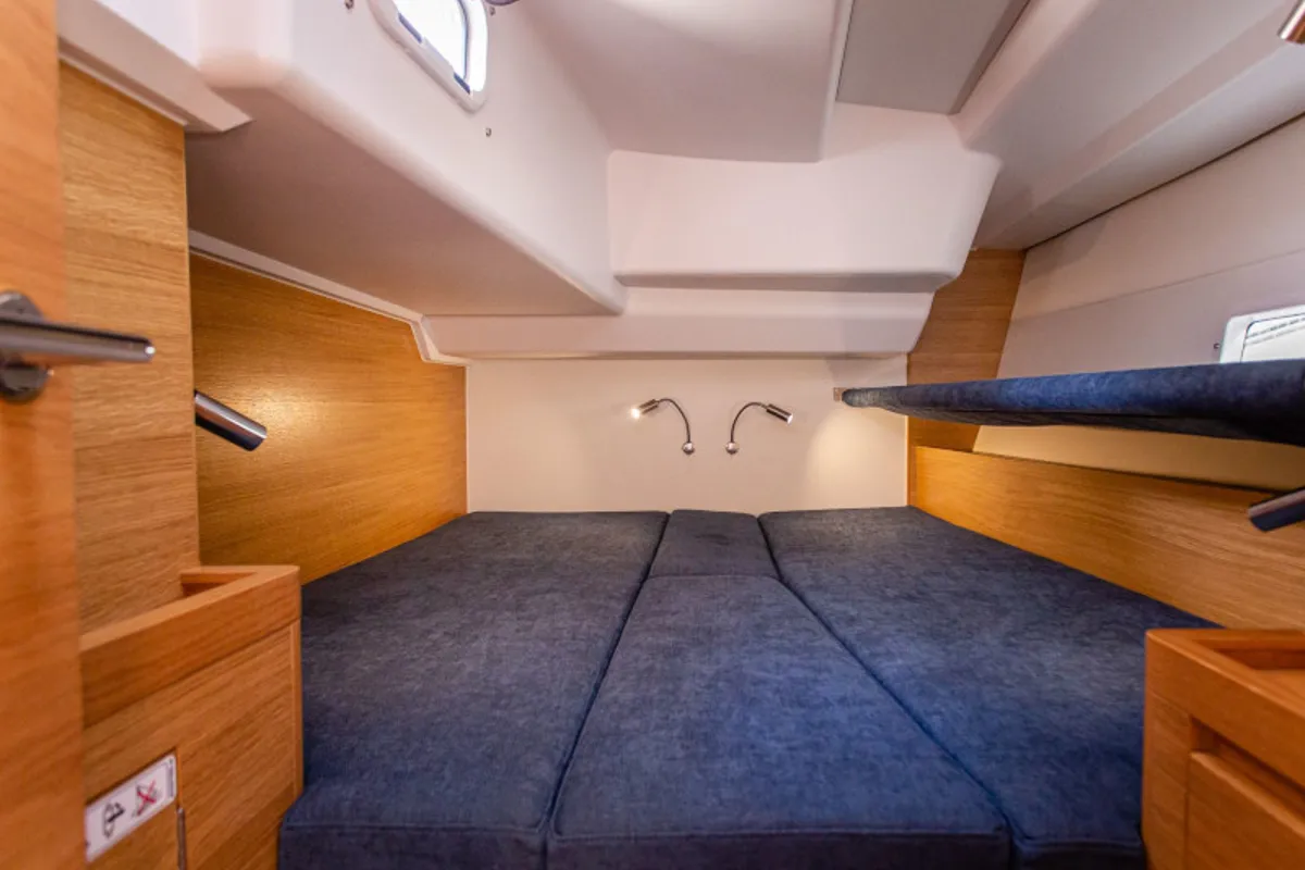 Cabin on Artemis, a X-Yachts X4⁶ sailboat at Lavreotiki Municipal Unit, Greece