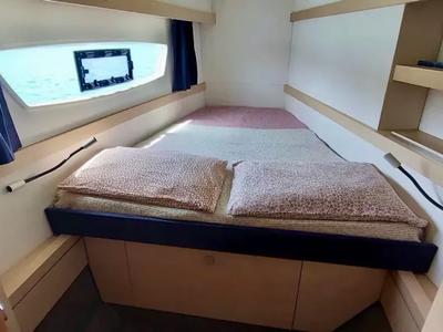 Cabin on Aqua Panda, a Fountaine Pajot Lucia 40 catamaran at Road Town, British Virgin Islands