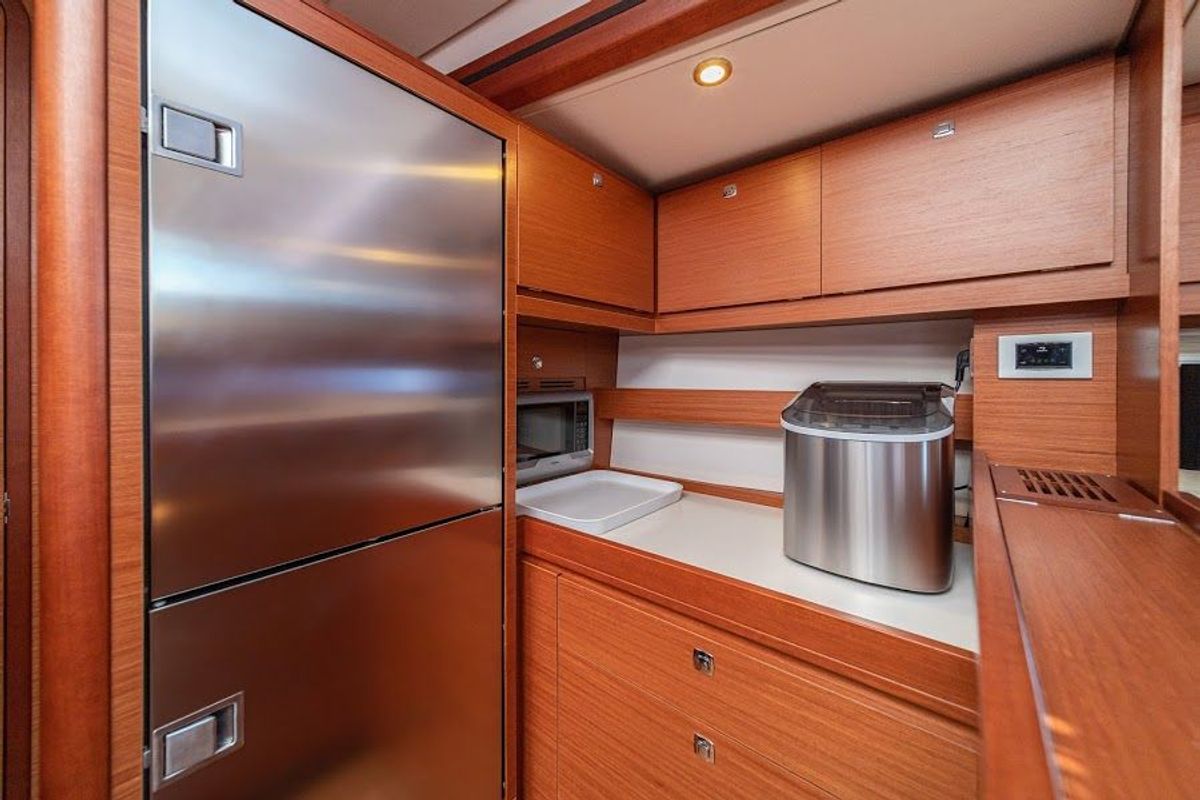 Galley of Barmaley, a Dufour 56 Exclusive sailboat at Primošten, Croatia