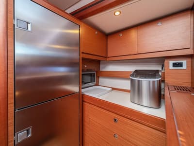 Galley of Barmaley, a Dufour 56 Exclusive sailboat at Primošten, Croatia
