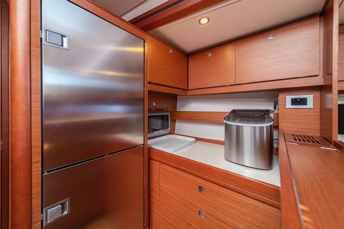 Galley of Barmaley, a Dufour 56 Exclusive sailboat at Primošten, Croatia