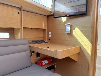 Galley of Dudu, a Dufour 310 GL sailboat at Heiligenhafen, Germany