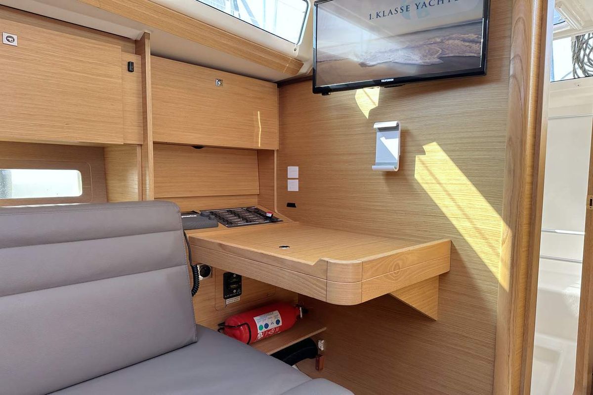 Galley of Dudu, a Dufour 310 GL sailboat at Heiligenhafen, Germany