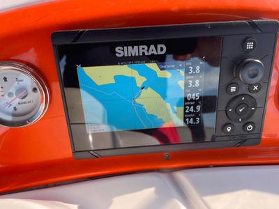 Cockpit of Rancraft RM 19, a Gulet Rancraft RM19 motorboat at Zadar, Croatia