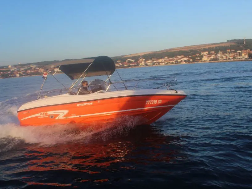 Exterior view of Rancraft RM 19, a Gulet Rancraft RM19 motorboat at Zadar, Croatia